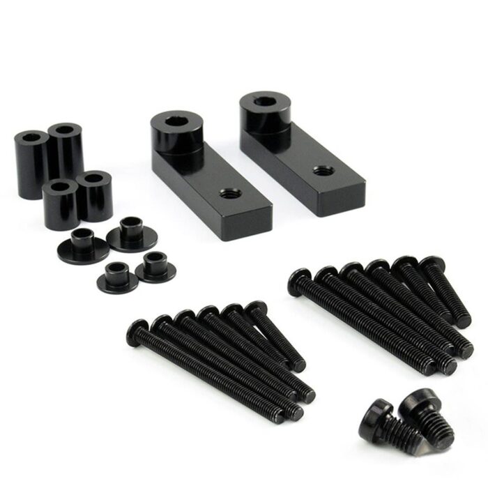 DENALI ENG GUARD/CRASHBAR LIGHT MNT/ 21-29MM DIAM TUBES BLK - Image 2