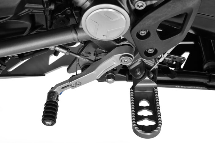 Wunderlich Adjustable gear shift lever CLEVER LEVER - silver - Image 2