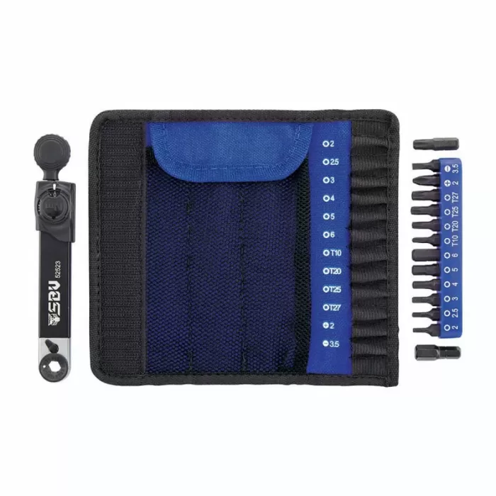 SBV TOOLS 1/4″ Bits Torque Ratchet set, 15 pcs - Image 2