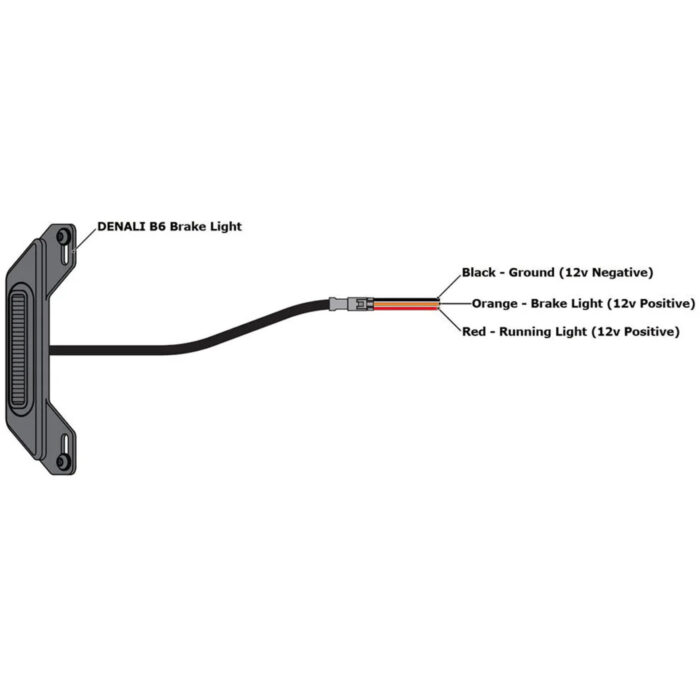 Denali B6 License Plate LED Aux Brake Light - Image 3