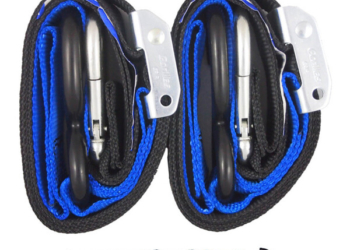 Gorillas Grip Tie Down 38mm S-Hook – Black / Blue Loop